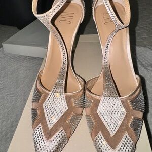 Gorgeous jeweled heels! New never used - size 8.5